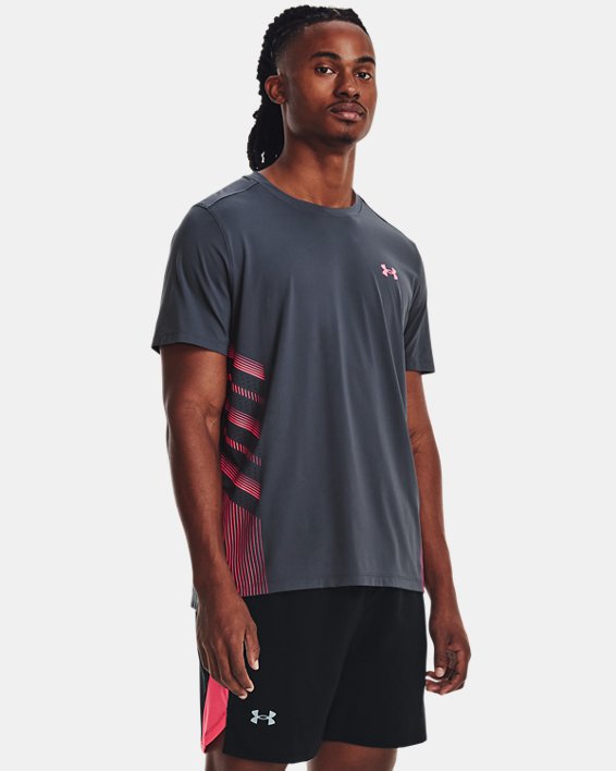 Men's UA Iso-Chill Laser Heat Short Sleeve, Gray, pdpMainDesktop image number 0